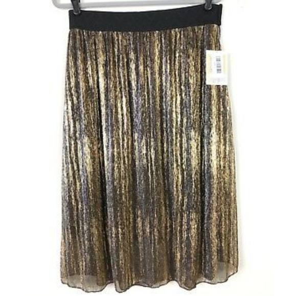 BNWT Lularoe Lola Chiffon Midi Skirt Size XS